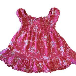 Pink Paisley Ralph Lauren Smocked Dress 18 months